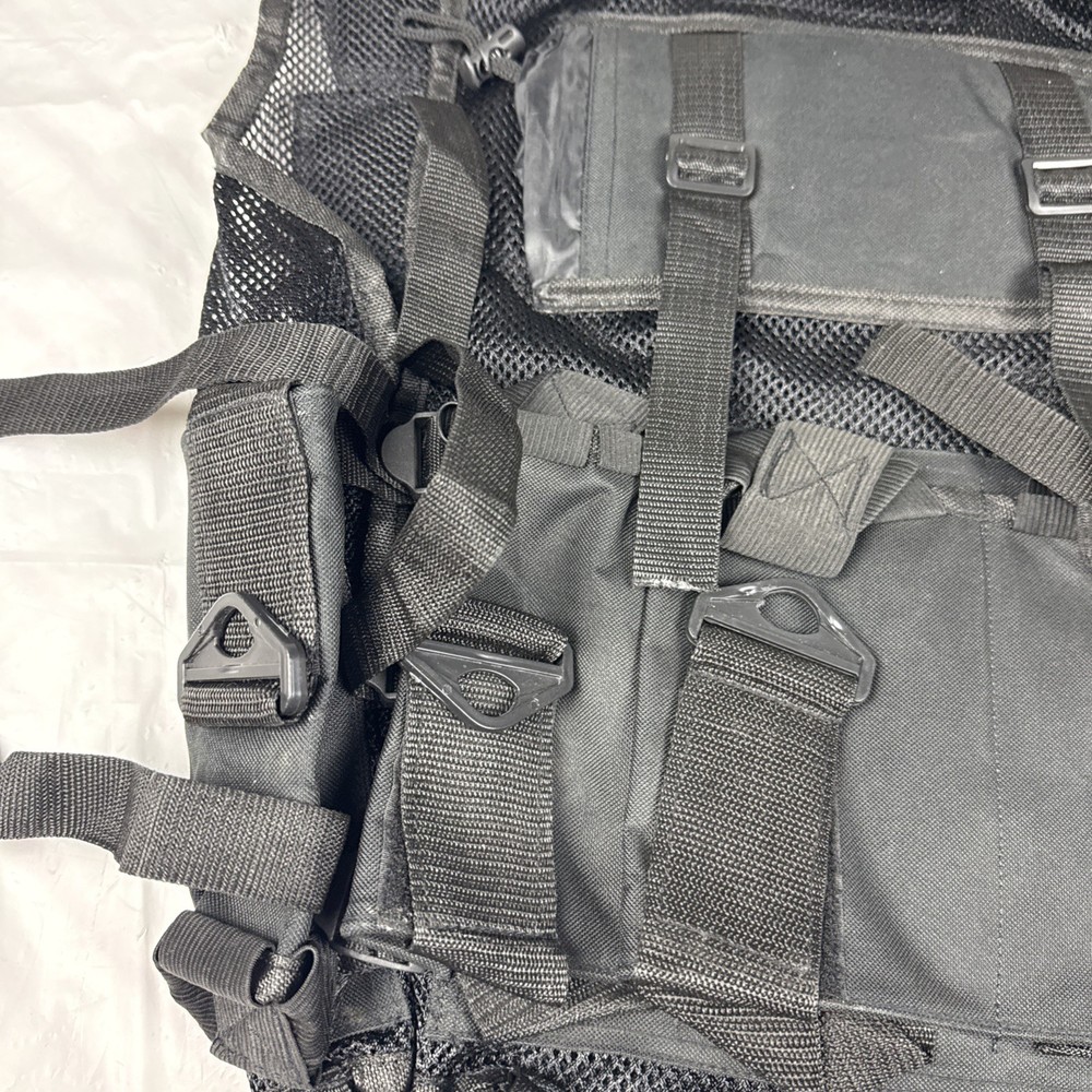 Multi Pocket Tool Vest Multiple Storage Pockets Work Gear Heavy-Duty Sz L