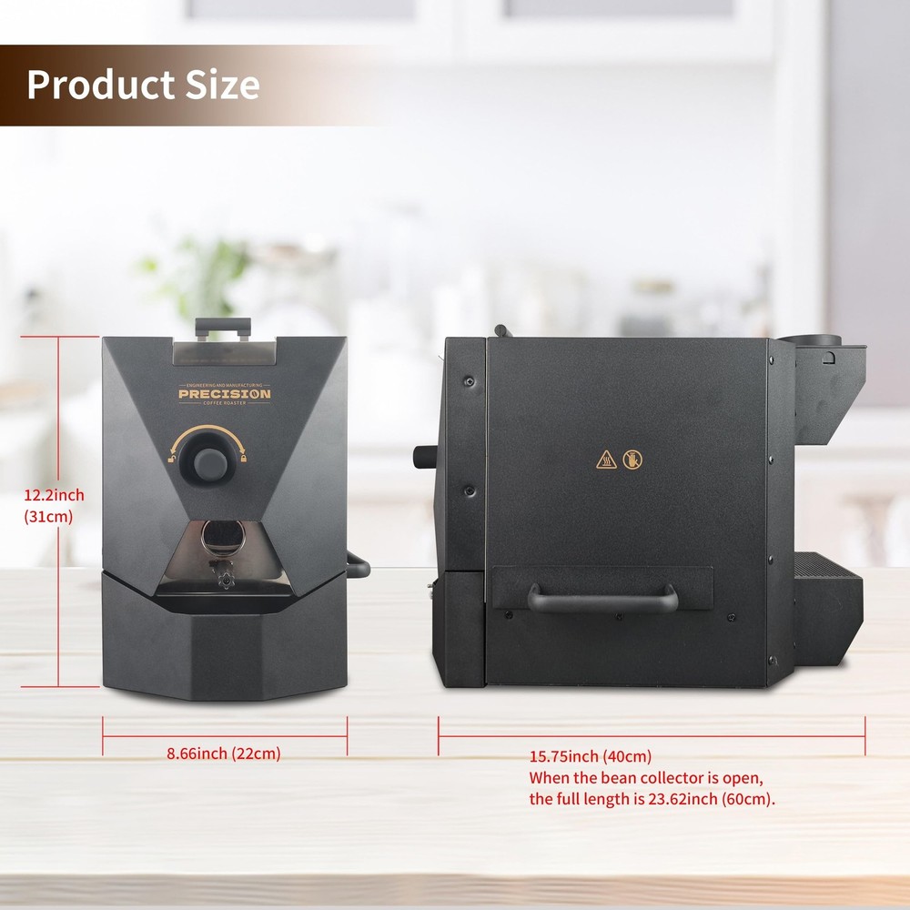 500g Automatic Coffee Roaster Machine for Home Use Wth Smoke Filter(Suitable ...