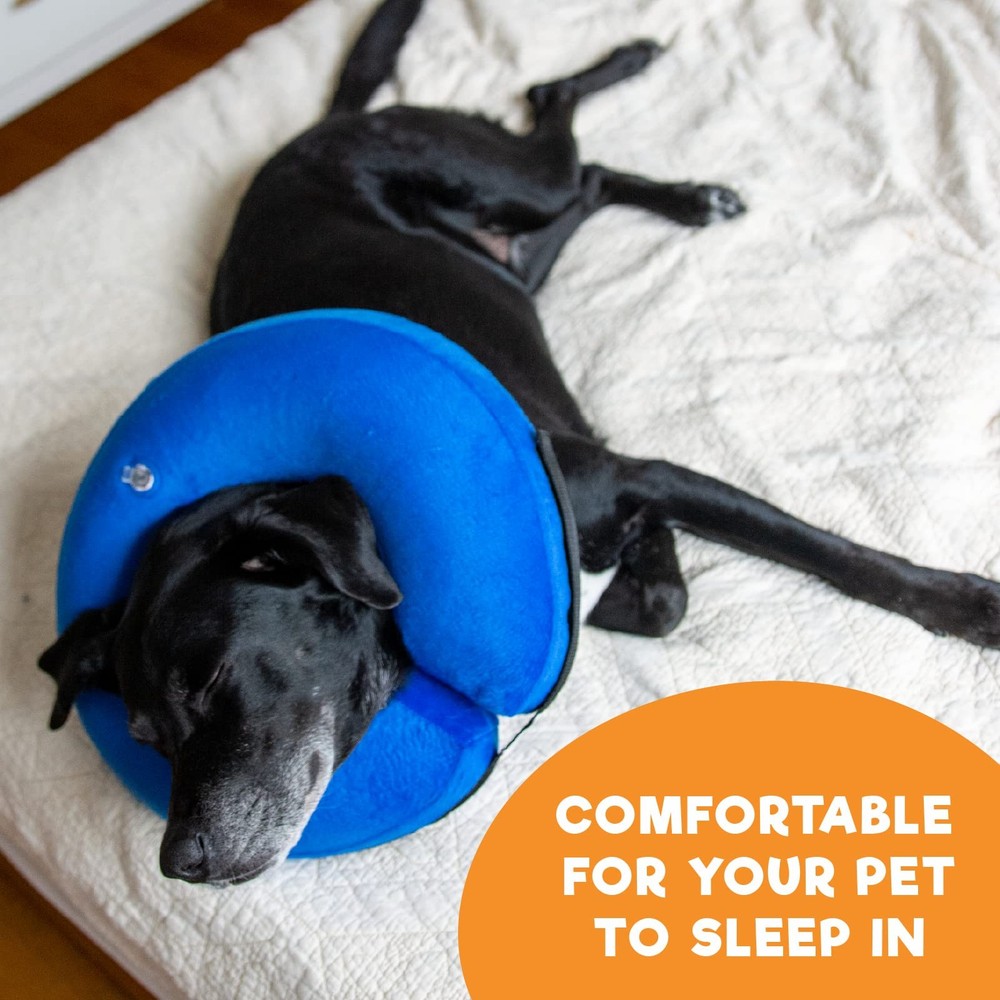 Inflatable Dog Cone Collar Alternative, Soft Dog Cone for Small Medium Large ...