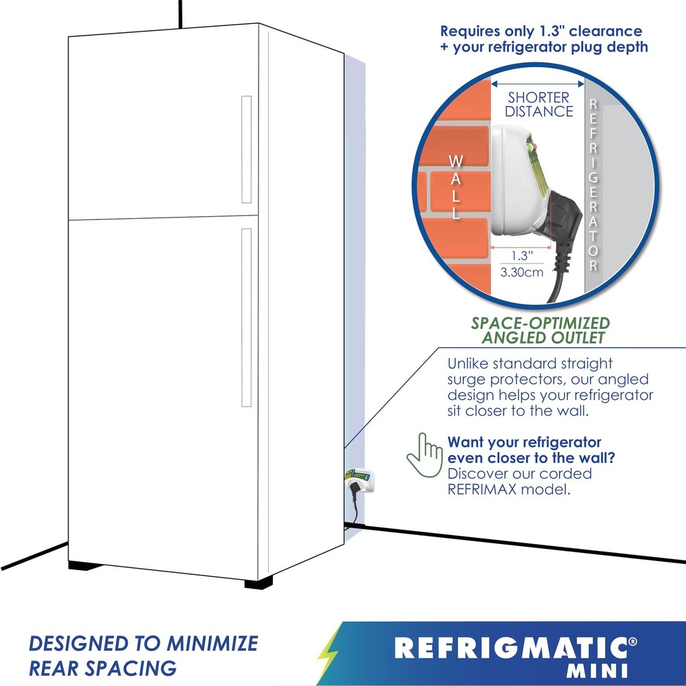 Refrigmatic WS-36300 Electronic Voltage & Surge Protector for White