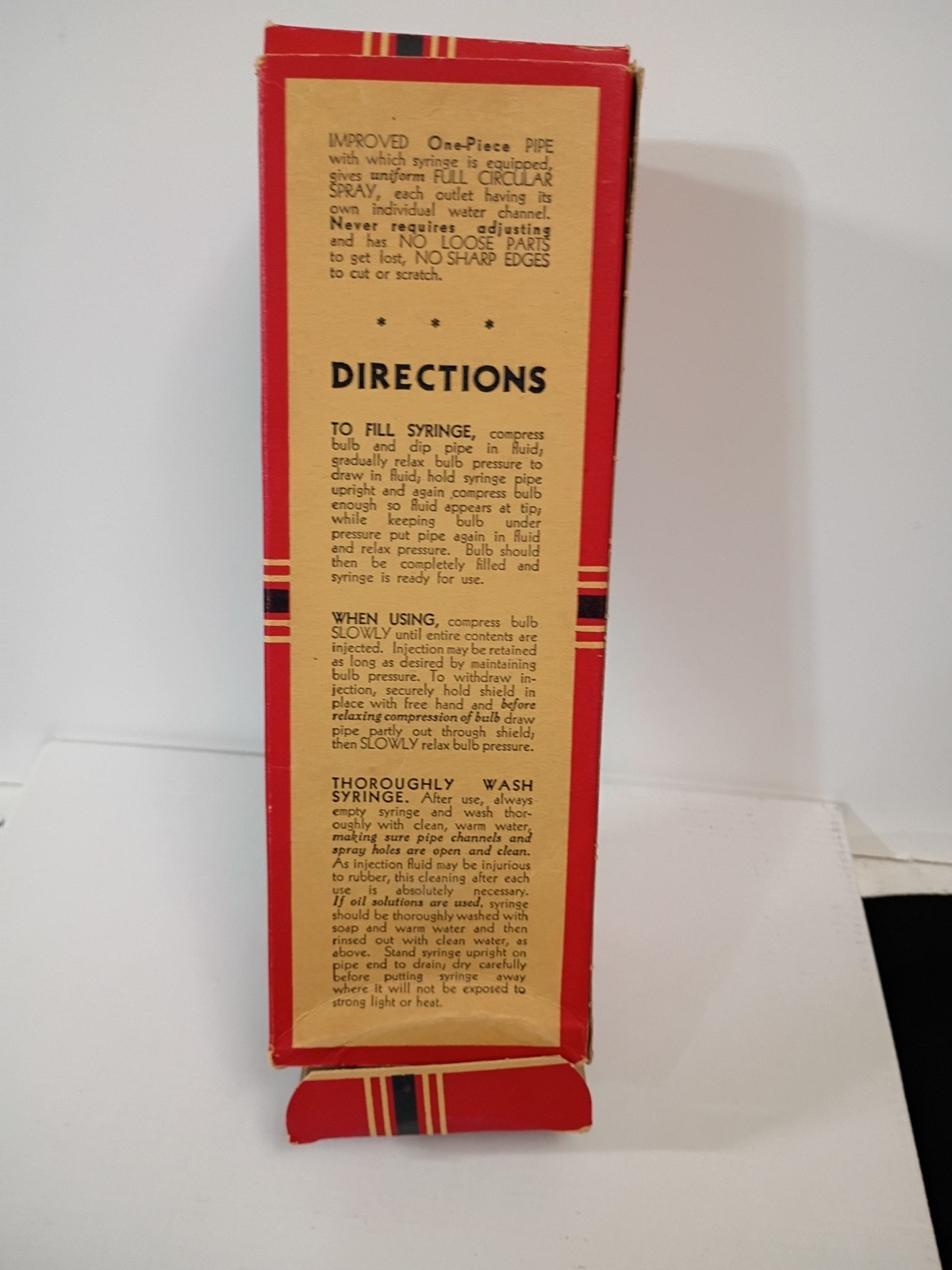 Vintage No. 1 Wearever Douche Syringe by Faultless Rubber Co.