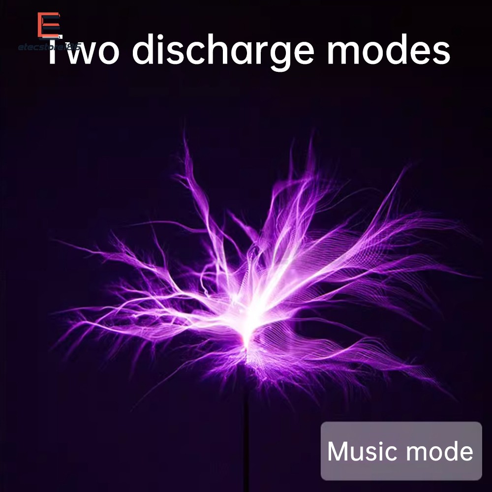 Bluetooth Music Tesla Coil Plasma Loudspeaker Touchable Artificial Lightning DIY