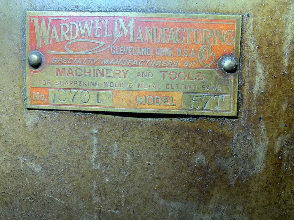 Wardwell 57T Circular Saw Grinder