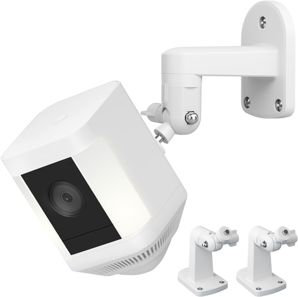 2 Pack Adjustable Wall Mount comatible with Ring Spotlight Cam Battery/Cam Pl...