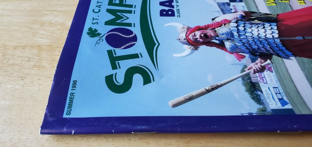 1996 St Catharines Stompers Program Toronto Blue Jays Lesters MiLB