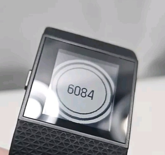 Fitbit Surge Activity Tracker Small Black Band Working Clean With Charging Cable