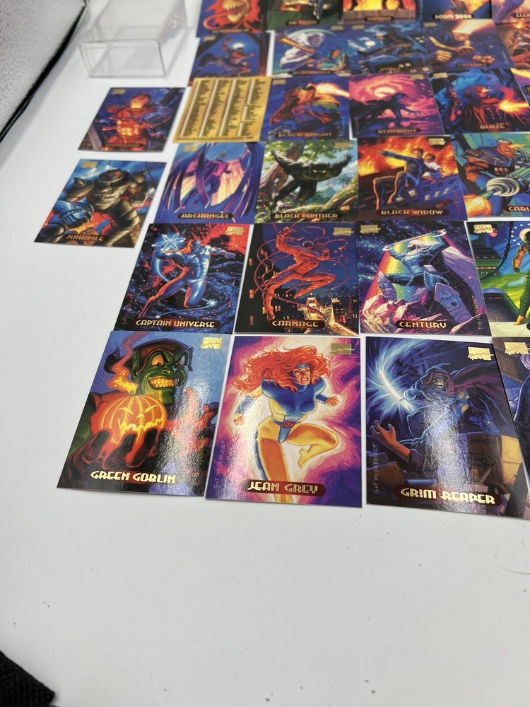 1994 Fleer Marvel Masterpieces 32 CARD LOT