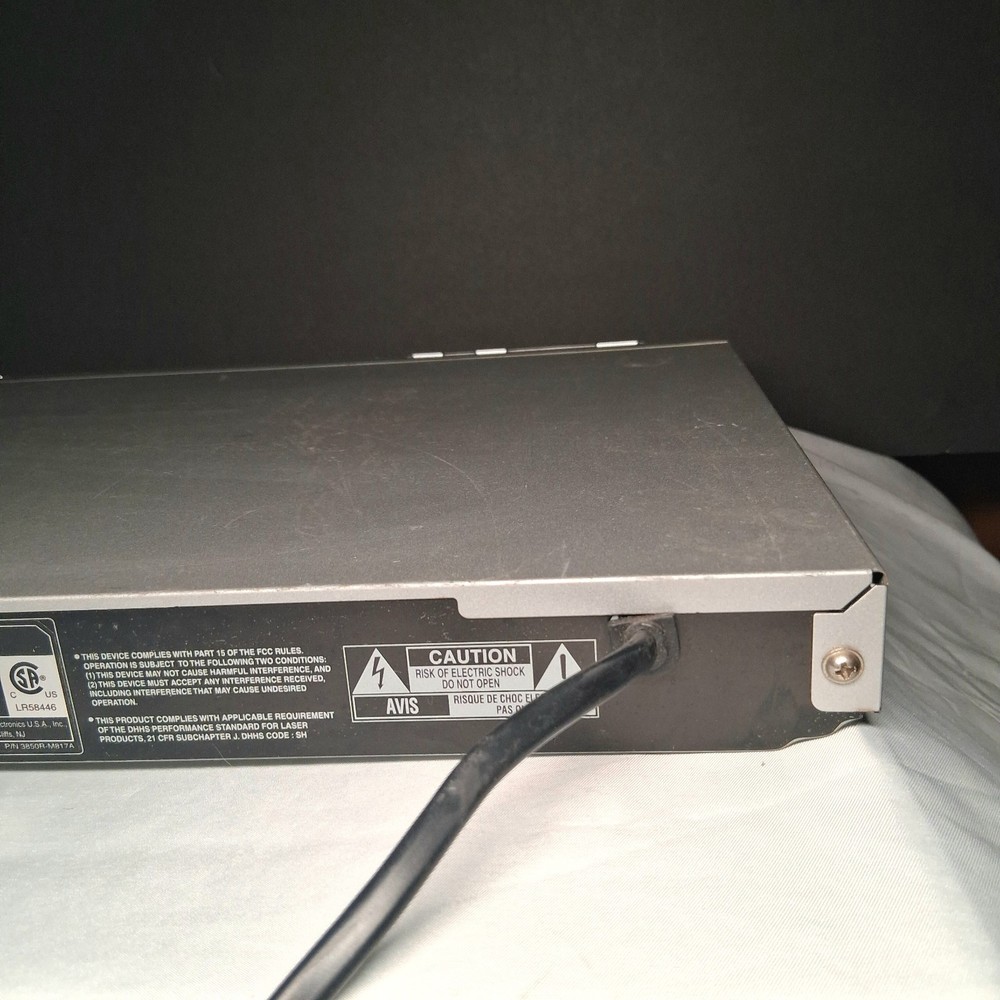 Zenith ZDA-311 Silver DVD Player Tested NO Remote