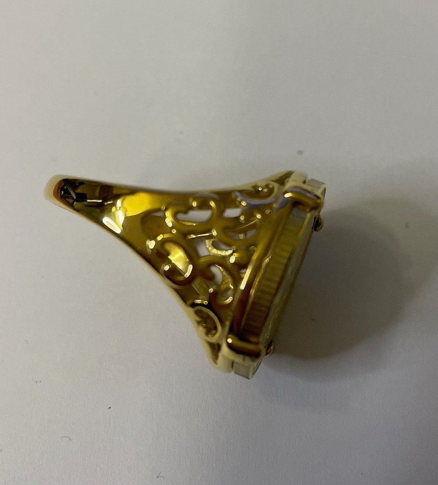 replica Gold Plated Sovereign Ring