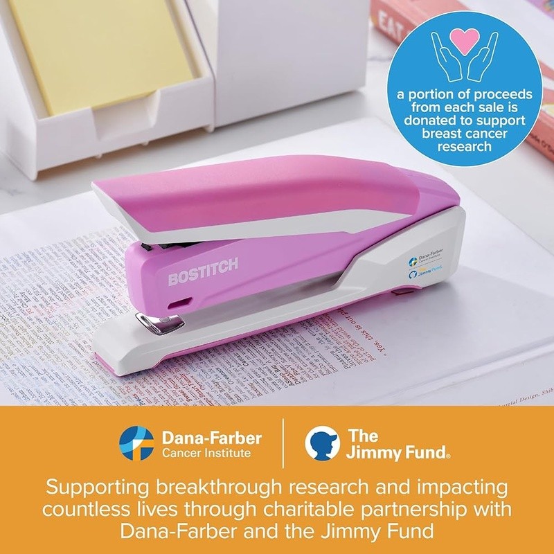 One Finger Stapler No Jam Technology Easy Stapling 20 Sheets Built In Remover US