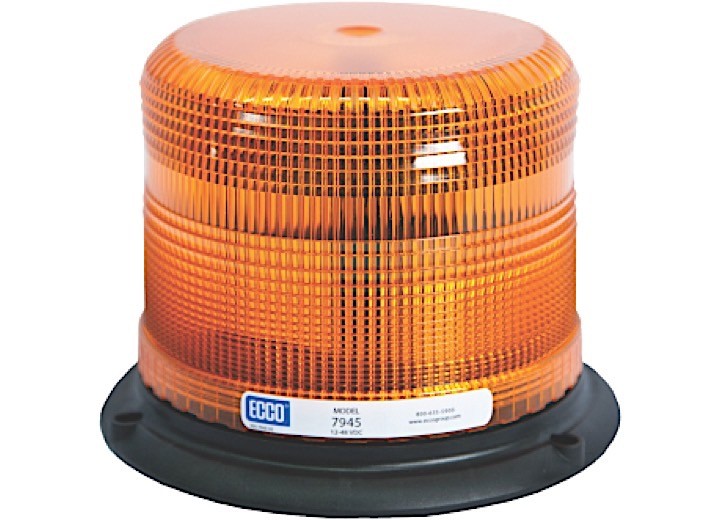Ecco 7945A LED Beacon Pulse II 12-48VDC Pulse8 Flash Amber