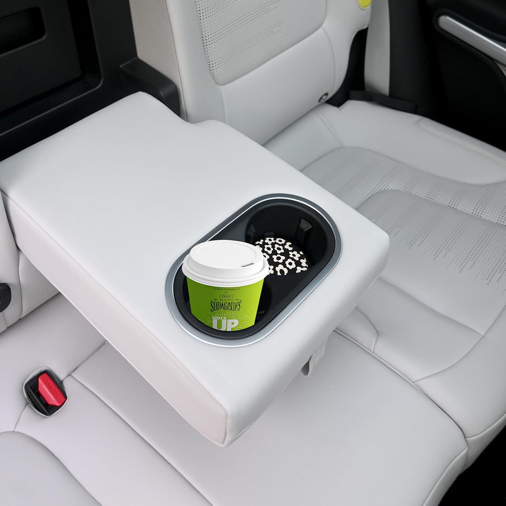 Absorbent Car Coasters 2 Pack for Cup Holders, 2.56" Ceramic Stone & Non-Scratch