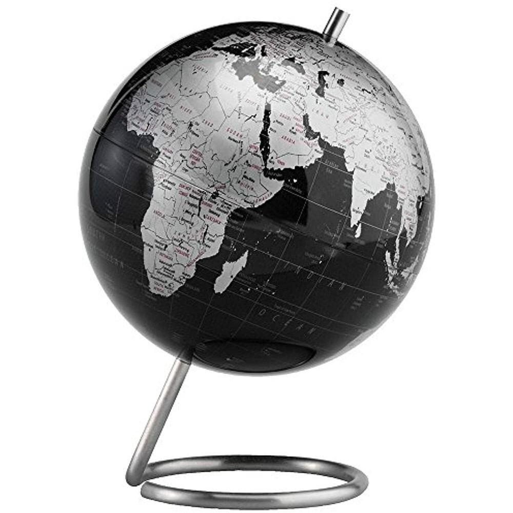 Spectrum 6" Slate Grey World Globe