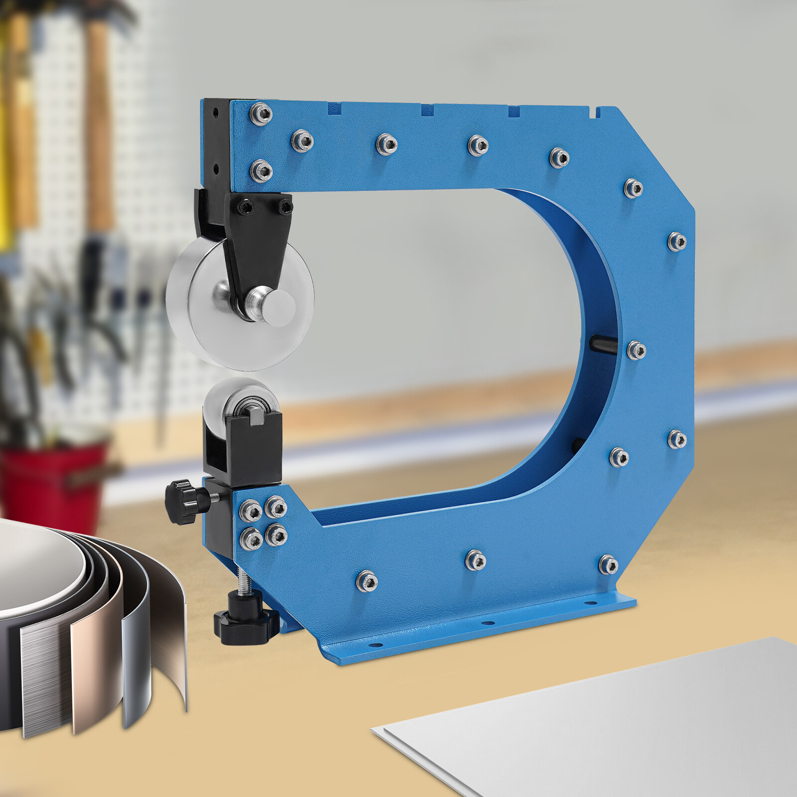 Professional Benchtop English Wheel, 12" Heavy Duty Benchtop English Wheel