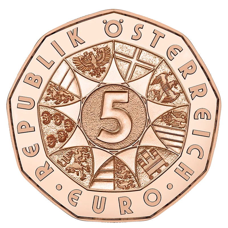 AUSTRIA 5 EURO HAPPY EASTER BUNNY RABBIT 2026 UNC