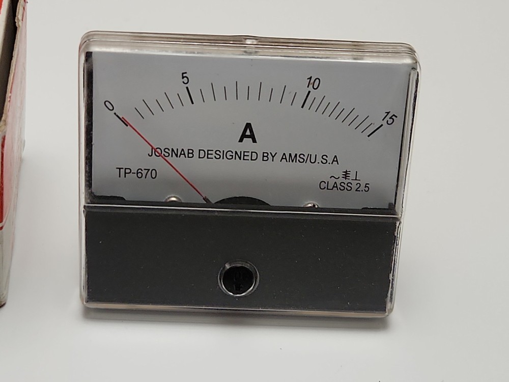 Josnab PANEL METER MODEL TP-670 AC 15A NEW