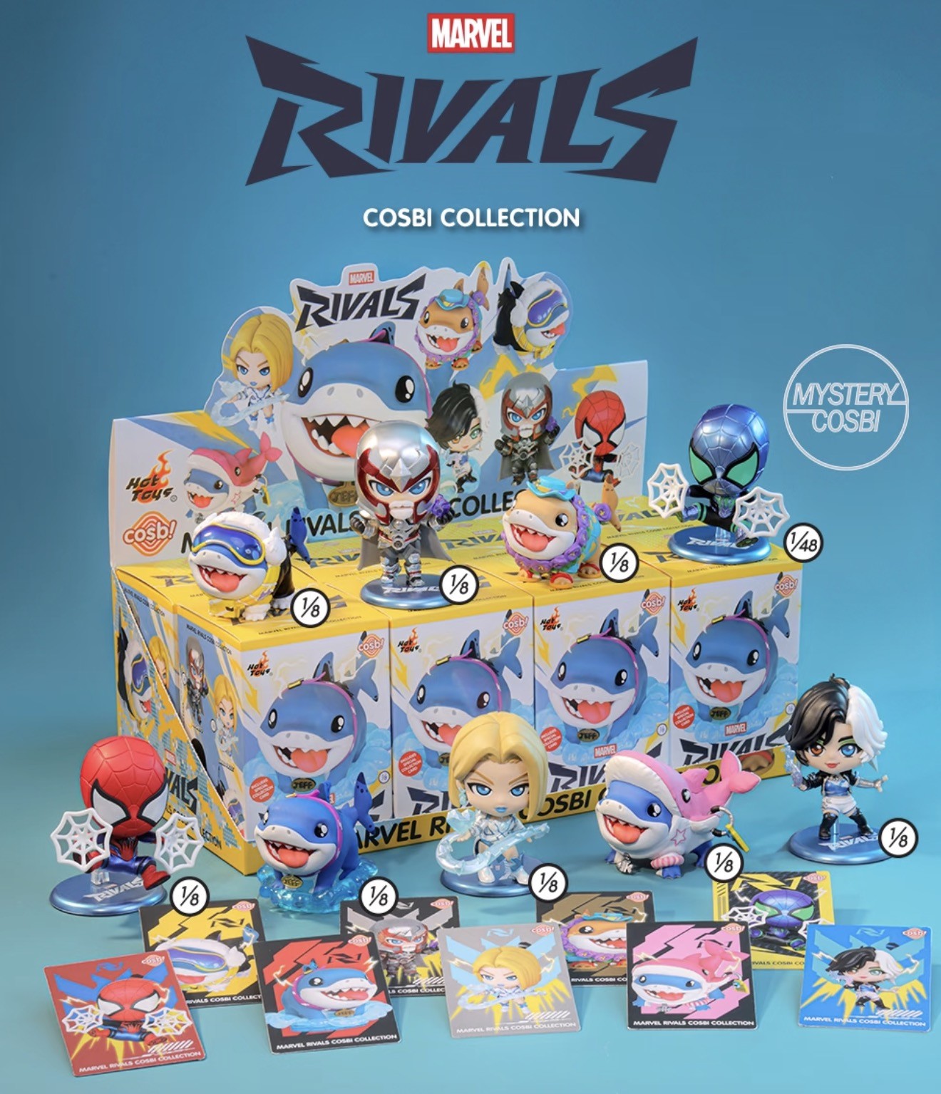 2025 HOT TOYS COSBI MARVEL RIVALS SERIES BLIND BOX FIGURE TOY GIFT NEW