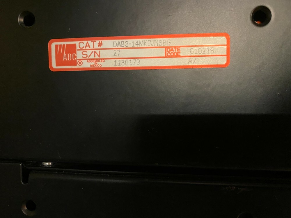 ADC DAB3-14MKIVNSBG Digital Audio Patch Panel
