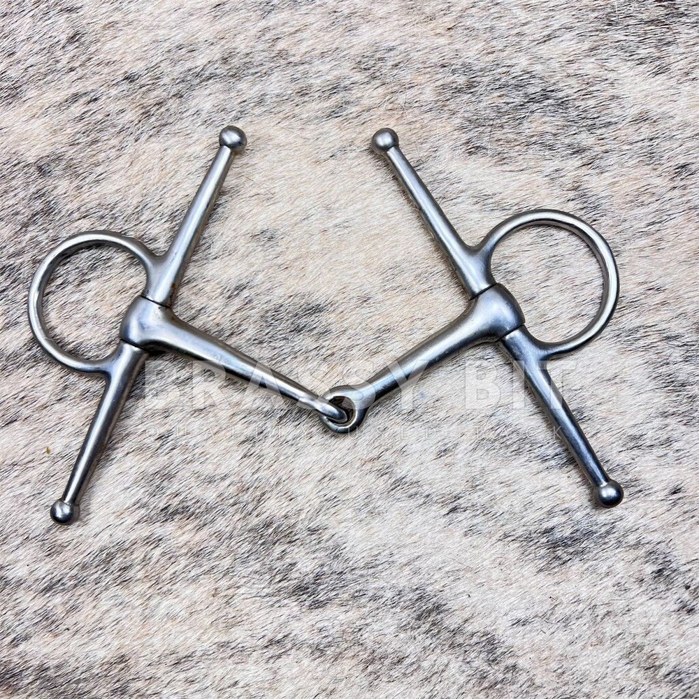 5.5" Korsteel Full Cheek Snaffle Bit