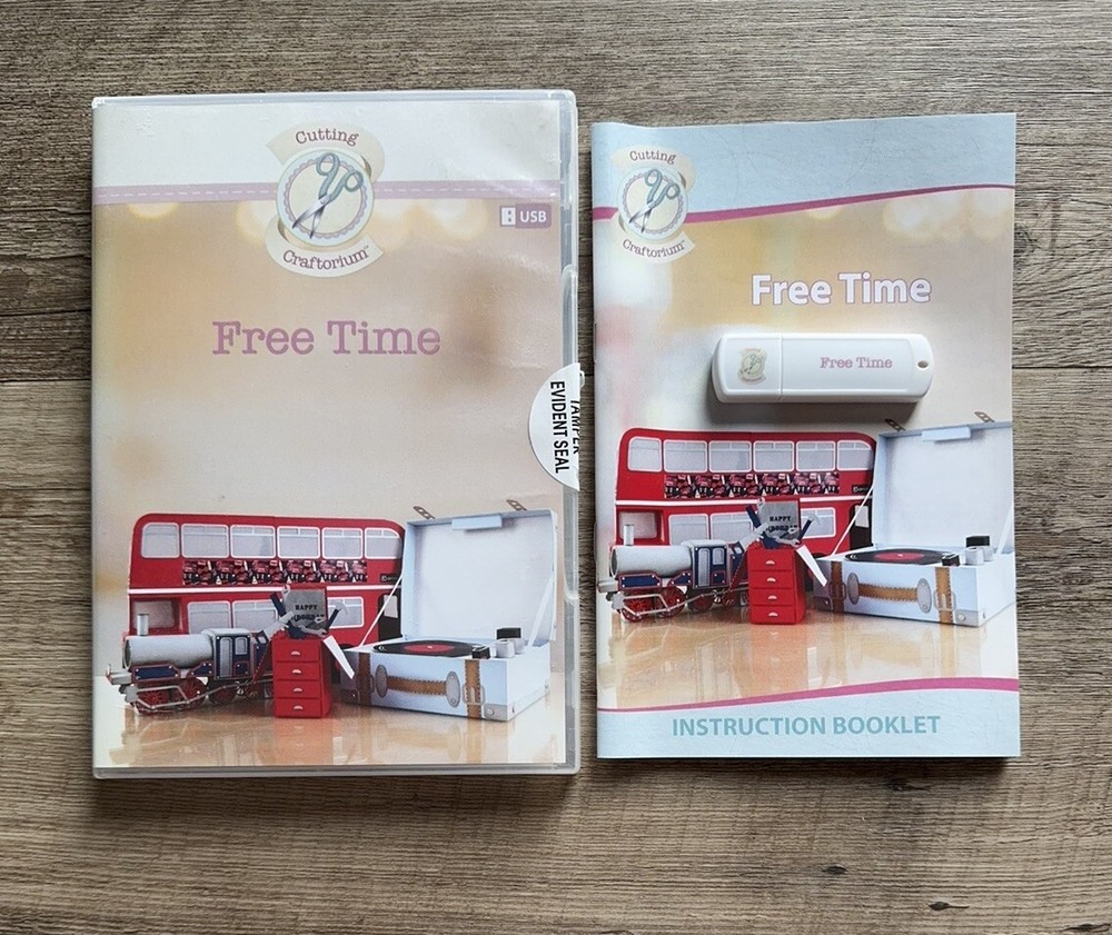 Cutting Craftorium USB Patterns - “FREE TIME” - 3D Paper Crafts Projects HTF