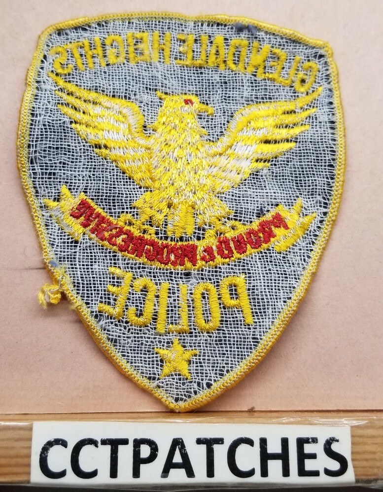 GLENDALE HEIGHTS, ILLINOIS POLICE SHOULDER PATCH IL