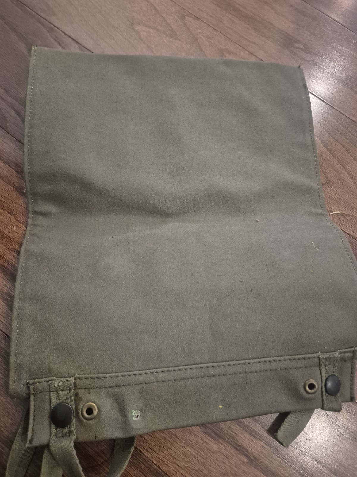 U.S. Army Military Records Holder Canvas Pouch “Must Stay With Engine”