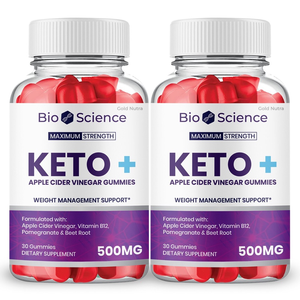 (2 Pack) Bio Science Keto ACV Gummies, Original BioScience Weight Loss Support