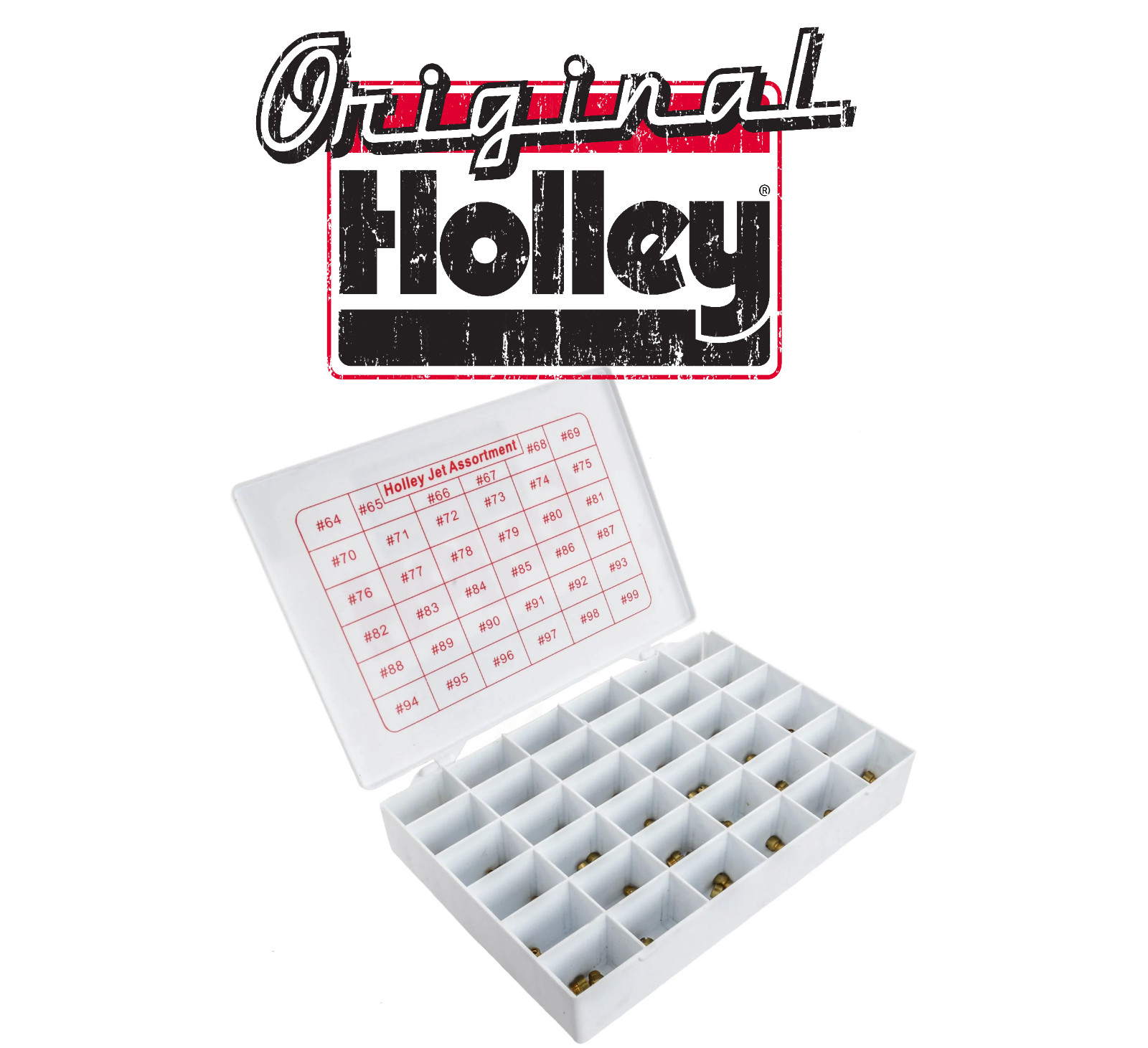 Holley 36-181 4150 4160 4500 Brass Carburetor Carb Jets Kit 2 Each Sizes 64-99