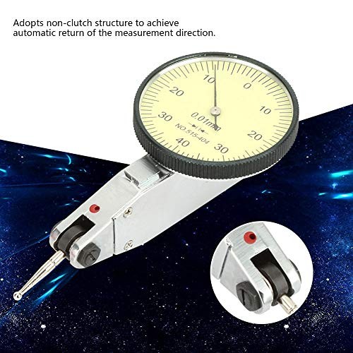 Dial Test Indicator, Lever Test Indicator Aluminum Dial Gauge Meter Tool for