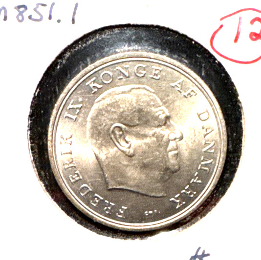 Denmark 1961 Krone KM 851.1 BU