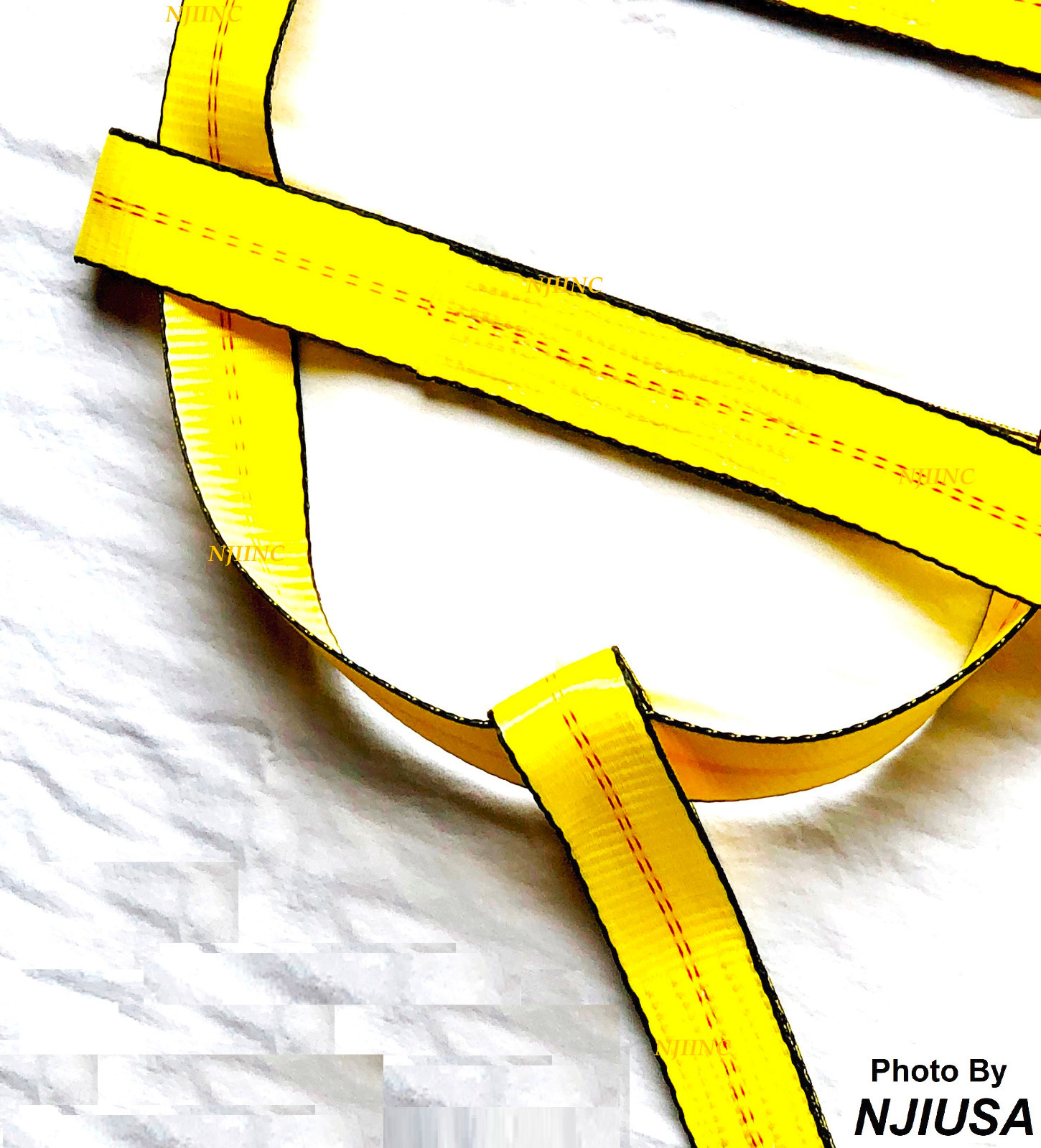 Set of 2 Tow Dolly Straps Basket Strap w/ Flat Hook Heavy Duty Yellow Car Tire