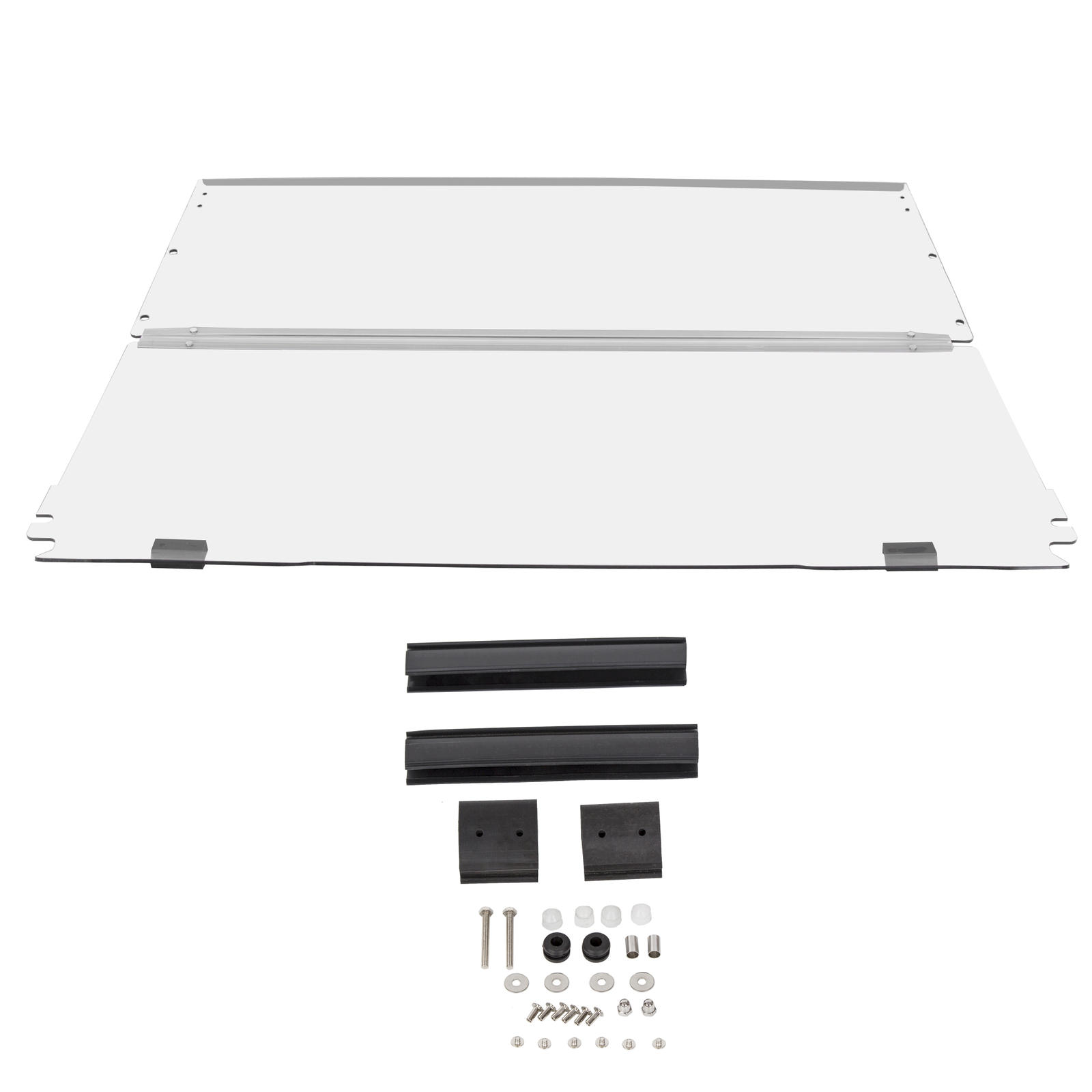 HECASA Acrylic Clear Folding Golf Cart Windshield For EZGO TXT Medalist 94-2014