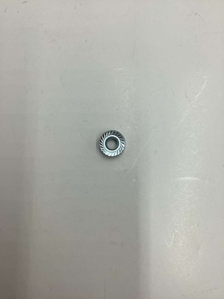Connect Serrated Flange Nut Length  approx  1/2" gray