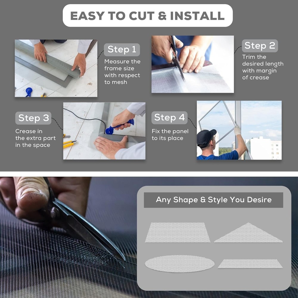 Customizable Heavy-Duty Stainless Steel Mesh Screen 48x118 for Enhanced Security