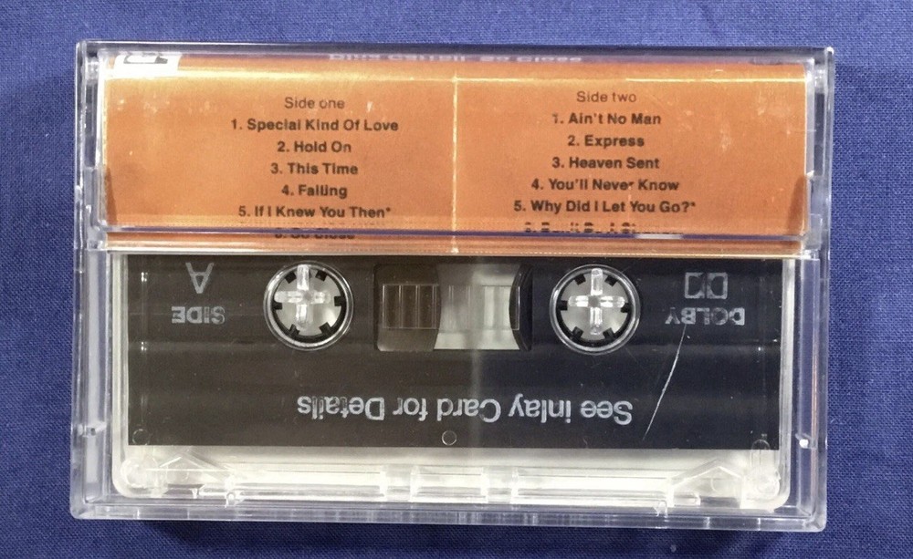 Dina Carroll, So Close, Audio Cassette Tape