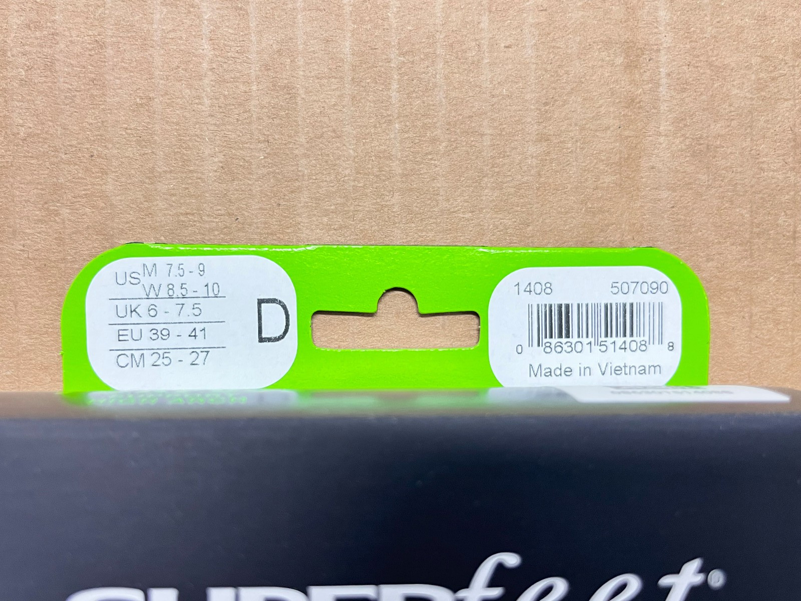 Superfeet ALL PURPOSE SHOE Insoles inserts, Green D Men 7.5-9 / Women 8.5-10