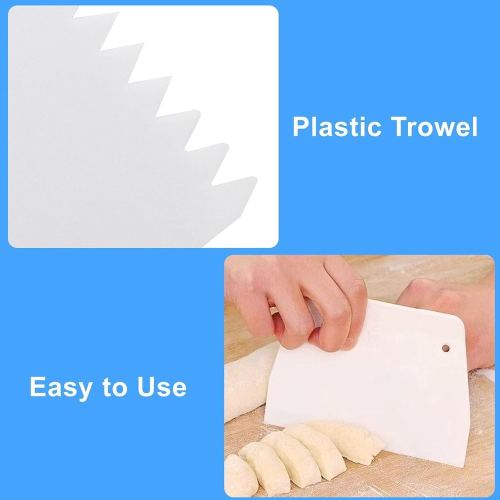 Professional-Quality Notched Glue Spreader - 2 Sizes for Effortless Application