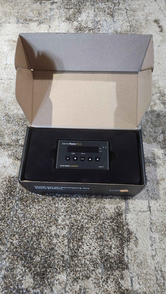 Gavita Master Controller EL2 Gen 2 Black – Dual Zone Lighting Control NEW
