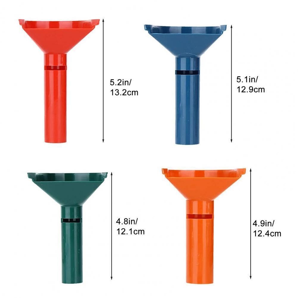 4PCS/SET 4 Color-Coded Coin Storage & Sorter Tubes Assorted Wrappers Counters US