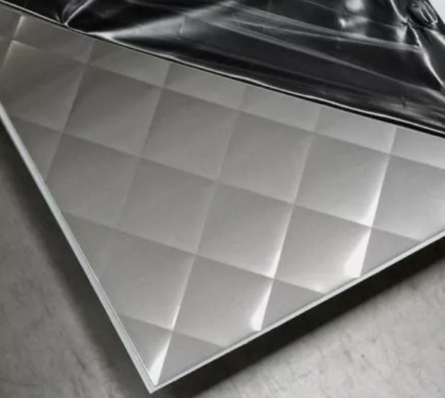 48X96 Diamond Stainless Steel Quilted Wall Back Splash for Restaurant Food Truck