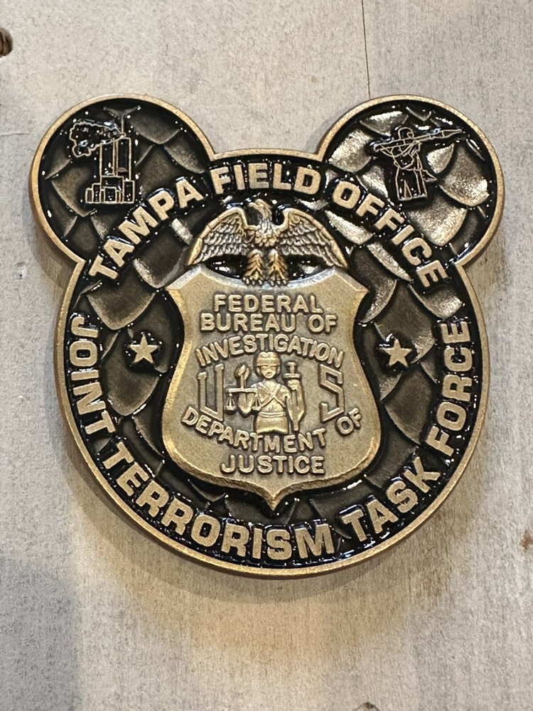 FBI Joint Terrorism Task Force Orlando Challenge Coin