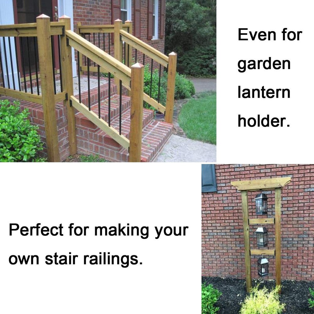20pcs Deck Railing Brackets with Wood Screws