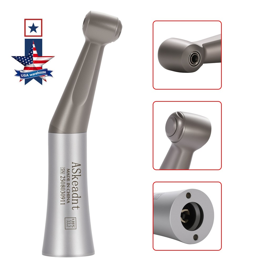 NSK Style Dental Slow Low Speed Contra Angle Handpiece Push Button E-type