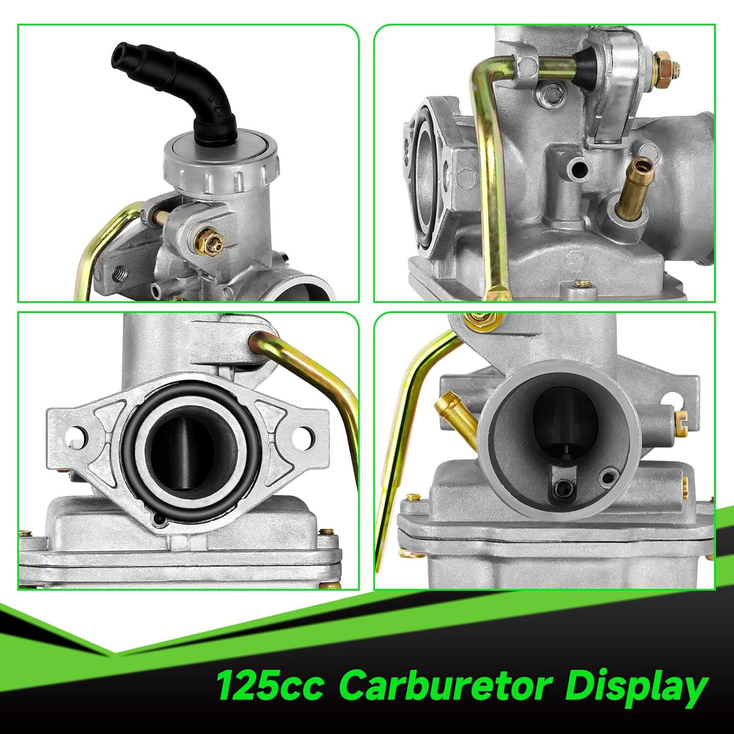 PZ20 Carburetor Ignition Coil Starter Relay Voltage Regulator CDI Kit For 125cc