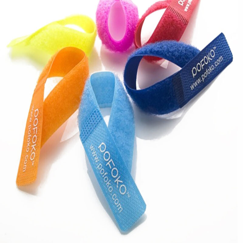 POFOKO Hook＆Loop Ties Easy To Use Adjustable Double Sided -Various Colours