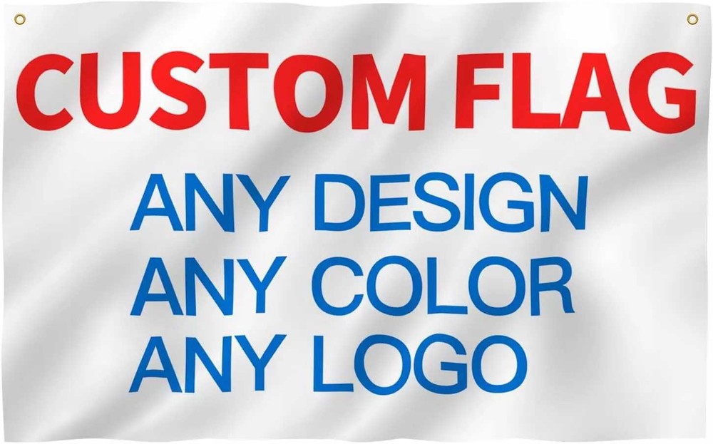 Custom Double Sided 3layer Flag Personalized Flags Banners Polyester Rip-Proof