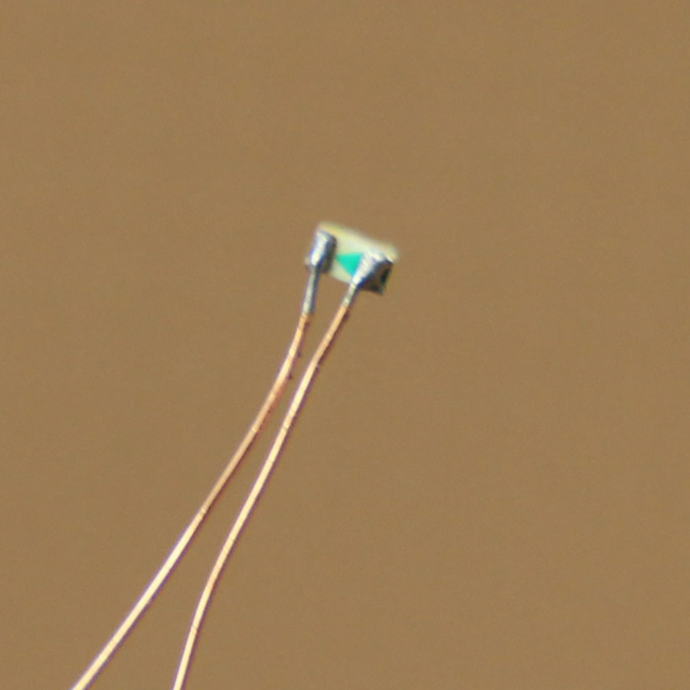 20pcs Pre-wired micro 0.1mm Copper Wire SMD LED 0402 Warm White Lights C0402WM