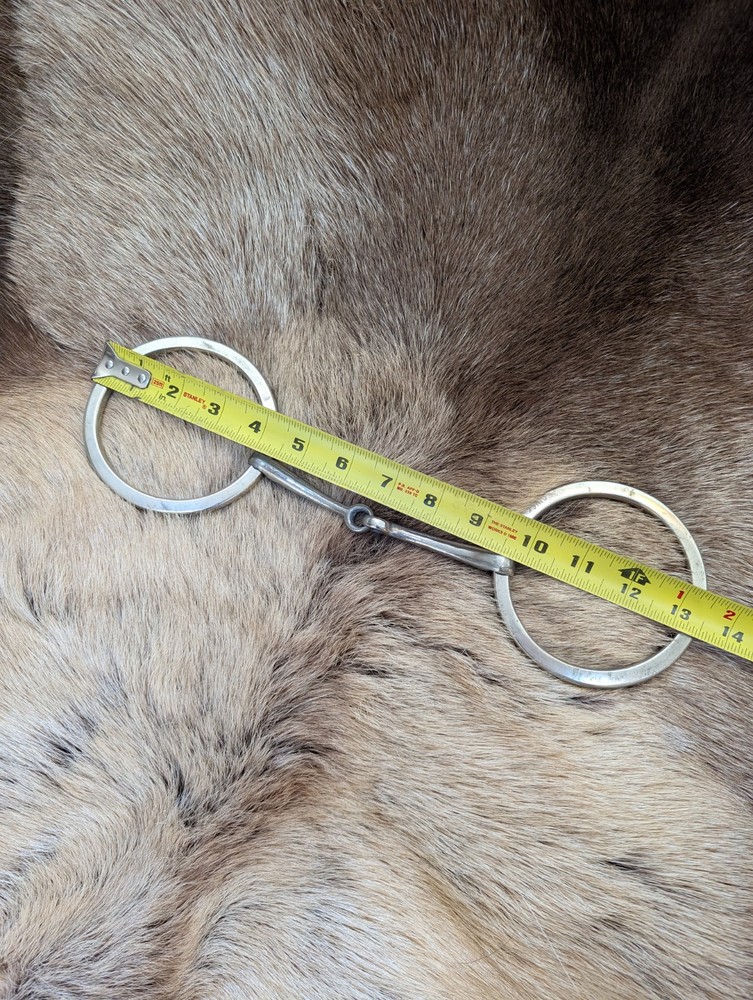 QUICK Loose Ring Snaffle Bit Weighted •VINTAGE• RARE