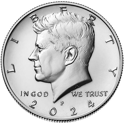 2024 P&D Kennedy Half Dollar Uncirculated (Set Of 2 Coins) - FREE SHIPPING