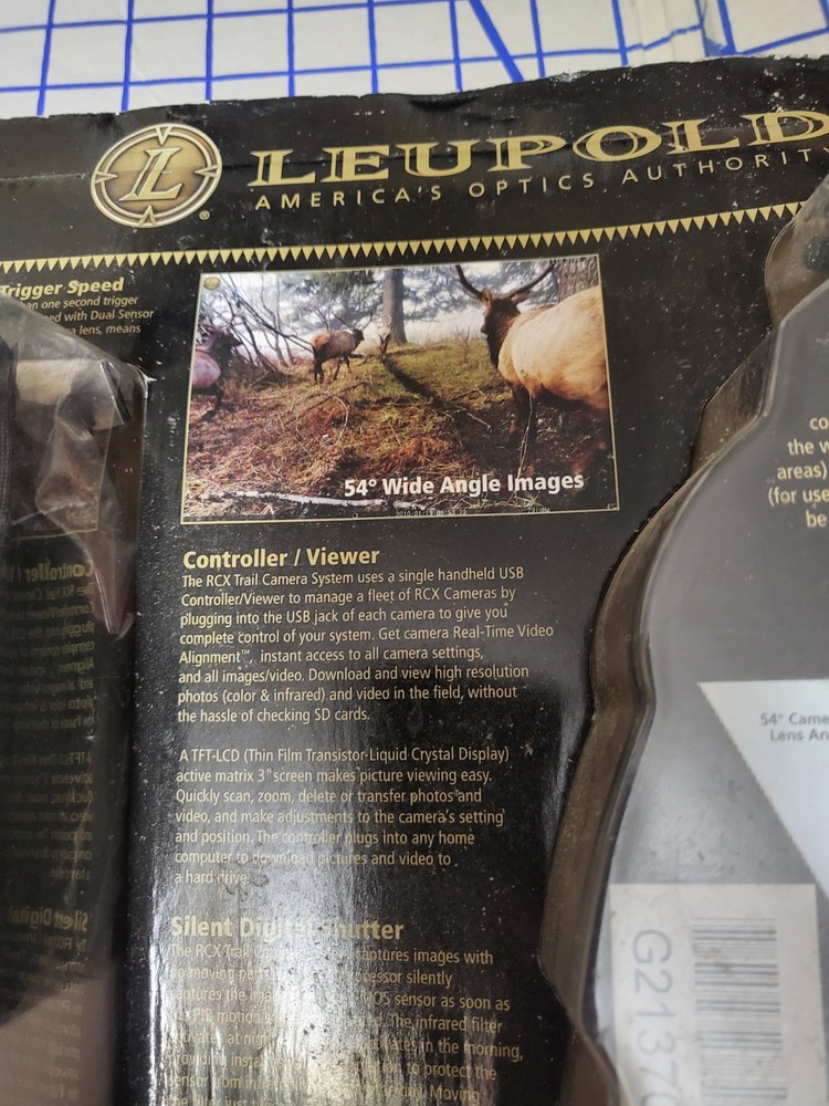 Leupold RCX-2 Game Trail Camera Controller And Camera, New Unopened In Box